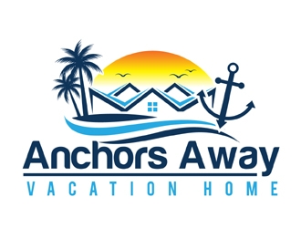 Anchors Away Vacation Home logo design by MAXR