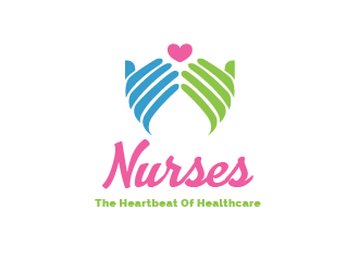 Nurses: The Heartbeat Of Healthcare logo design by PRN123
