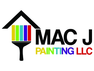 MAC J PAINTING, LLC logo design by ElonStark