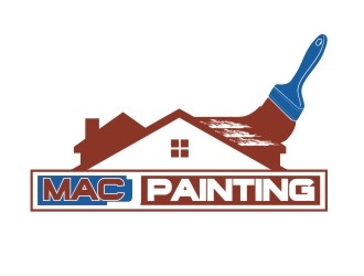 MAC J PAINTING, LLC logo design by aladi