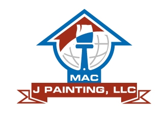 MAC J PAINTING, LLC logo design by Aadisign