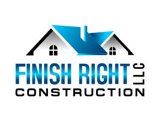 Finish right LLC Construction logo design by done