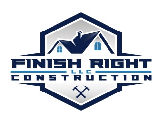 Finish right LLC Construction logo design by daywalker