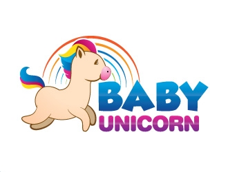 baby unicorn logo design by Suvendu
