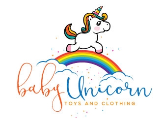 baby unicorn logo design by REDCROW