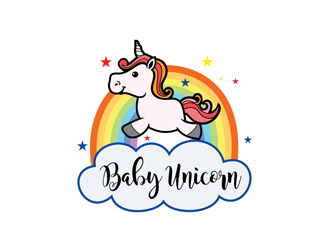 baby unicorn logo design by logolady