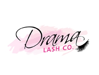 Drama Lash Co. logo design by ingepro