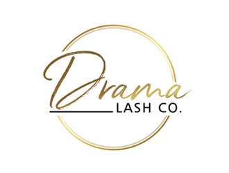 Drama Lash Co. logo design by ingepro