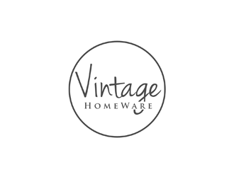 Vintage HomeWare logo design by johana