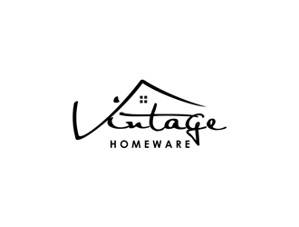 Vintage HomeWare logo design by alby