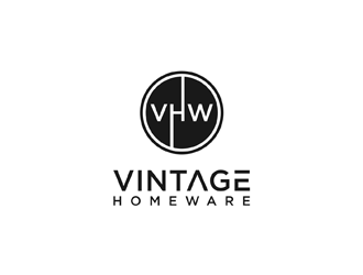 Vintage HomeWare logo design by alby