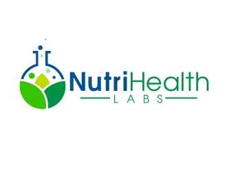 NutriHealth Labs logo design by nexgen