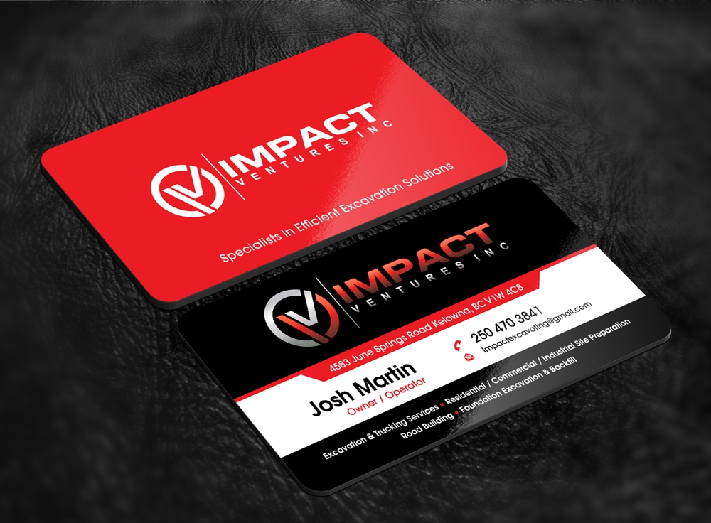 Impact Ventures Inc. logo design by abss