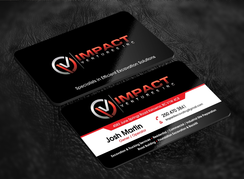 Impact Ventures Inc. logo design by abss