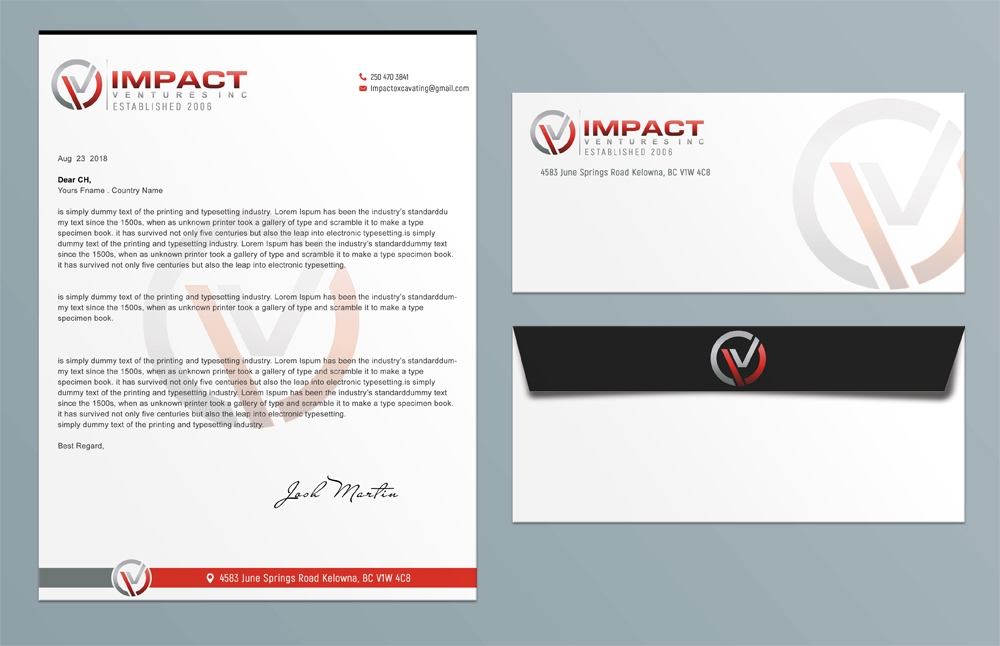 Impact Ventures Inc. logo design by aamir
