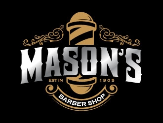 Mason’s Barber Shop  logo design by daywalker