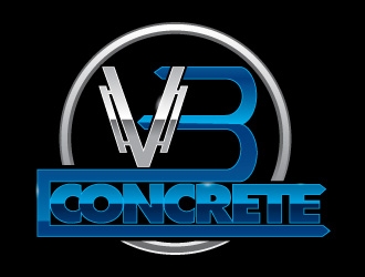 VB Concrete logo design by Suvendu