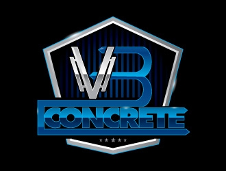 VB Concrete logo design by Suvendu