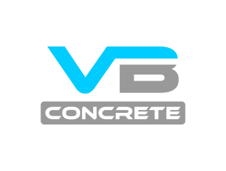 VB Concrete logo design by tukangngaret