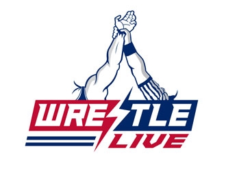 Wrestle Live logo design by LogoInvent