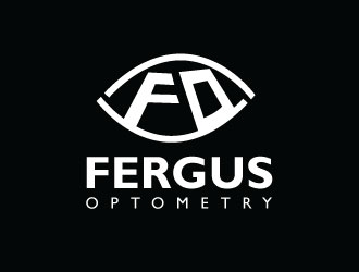 Fergus Optometry logo design by Webphixo