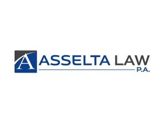 Asselta Law, P.A. logo design by jaize