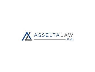 Asselta Law, P.A. logo design by ammad