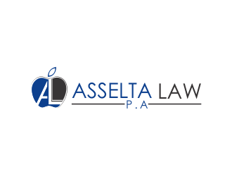 Asselta Law, P.A. logo design by giphone