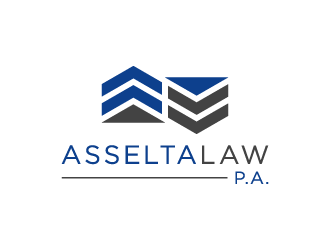 Asselta Law, P.A. logo design by pencilhand