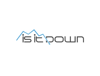 Is it Down  logo design by neonlamp