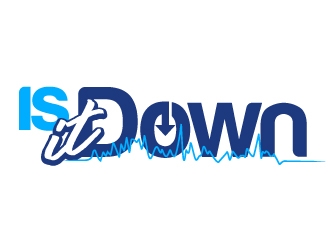 Is it Down  logo design by Boomstudioz
