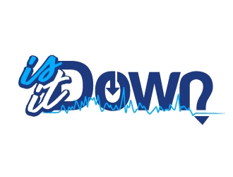 Is it Down  logo design by Boomstudioz
