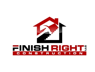 Finish right LLC Construction logo design by jaize