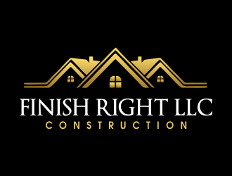 Finish right LLC Construction logo design by JessicaLopes