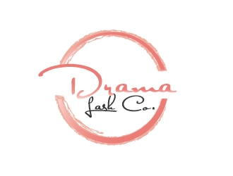 Drama Lash Co. logo design by webmall
