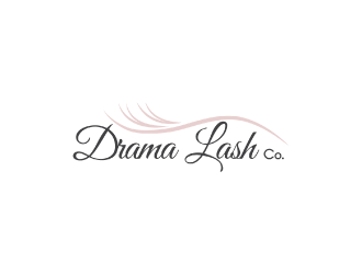 Drama Lash Co. logo design by nona