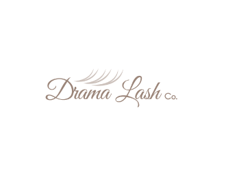 Drama Lash Co. logo design by nona