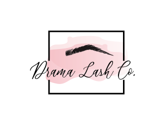 Drama Lash Co. logo design by Greenlight