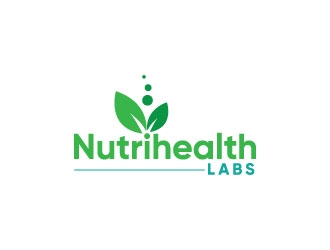 NutriHealth Labs logo design by Erasedink