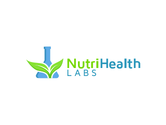 NutriHealth Labs logo design by Akli