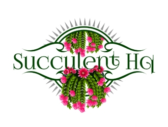SucculentHQ.com logo design by DreamLogoDesign