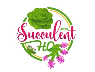 SucculentHQ.com logo design by DreamLogoDesign