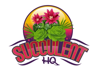 SucculentHQ.com logo design by DreamLogoDesign