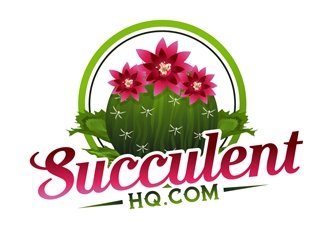 SucculentHQ.com logo design by DreamLogoDesign