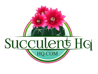 SucculentHQ.com logo design by DreamLogoDesign
