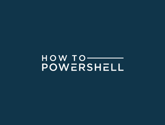 How to PowerShell logo design by johana