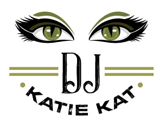 Dj Katie Kat logo design by Suvendu