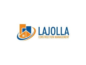 LAJOLLA CONSTRUCTION MANAGEMENT logo design by langitBiru
