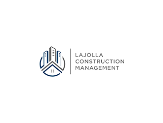 LAJOLLA CONSTRUCTION MANAGEMENT logo design by blackcane