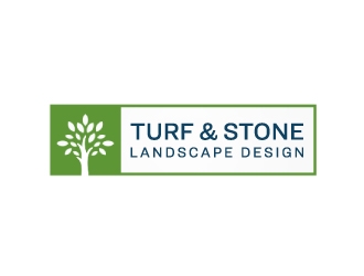 Turf & Stone Landscape Design logo design by nehel
